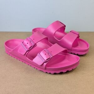 Birkenstock | Bright Pink Foam Slides, Size EU 39 US 8